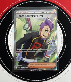 Pokemon TCG Team Rocket's Petrel 226/182 Destined Rivals Full Art Ultra Rare NM - Image 1