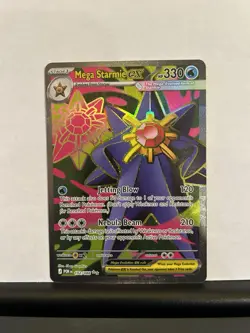 Pokemon Mega Starmie ex 102/088 Me03: Perfect Order Holo NM - Image 1