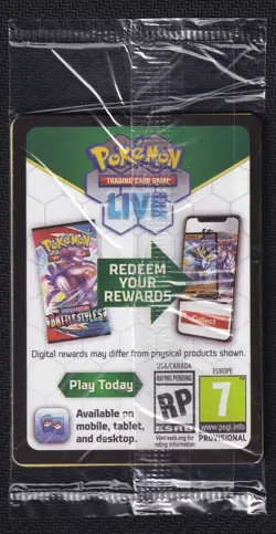 Pokemon Professor’s Research SWSH152 Full Art Black Star Promo Sealed - Image 1