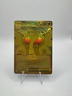 Pokemon Mega Charizard X ex Holo Full Art 130/094 Me02 Phantasmal Flames 360 HP - Image 1