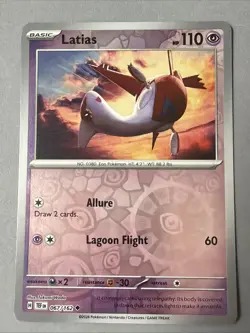 Pokemon TCG * SV Temporal Force * 67/162 Latias REVERSE HOLO Uncommon * FRESH PK - Image 1