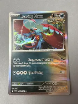 Pokemon TCG * SV Temporal Force * 109/162 Roaring Moon Holo Rare * FRESH PK - Image 1