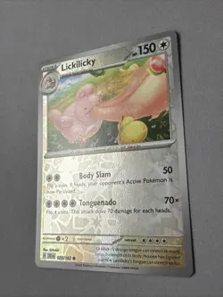 Pokemon TCG * SV Temporal Force * 125/162 Lickilicky REVERSE HOLO Common * NM - Image 2
