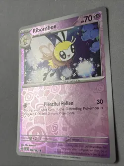 Pokemon TCG * SV Temporal Force * 76/162 Ribombee REVERSE HOLO Uncommon * NM - Image 2