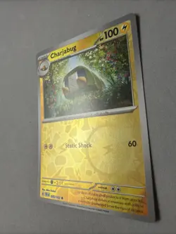 Pokemon TCG * SV Temporal Force * 55/162 Charjabug REVERSE HOLO Common * NM - Image 2