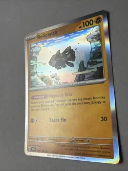 Pokemon TCG * SV Temporal Force * 84/162 Relicanth Holo Rare * FRESH PK - Image 2