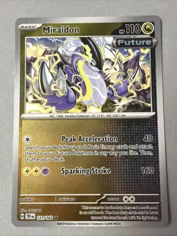 Pokemon TCG * SV Temporal Force * 121/162 Miraidon REVERSE HOLO Rare * FRESH PK - Image 1