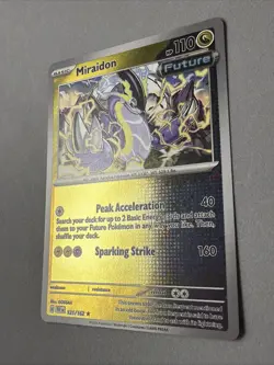 Pokemon TCG * SV Temporal Force * 121/162 Miraidon REVERSE HOLO Rare * FRESH PK - Image 2