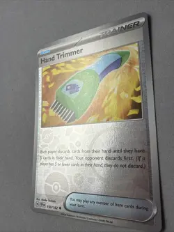 Pokemon TCG * SV Temporal Force * 150/162 Hand Trimmer REVERSE HOLO Uncommon - Image 2