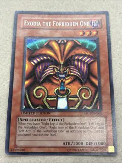 Yugioh: Exodia the Forbidden One - MC1-EN001 - Secret Rare - Limited Edition MP - Image 1