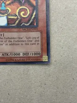 Yugioh: Exodia the Forbidden One - MC1-EN001 - Secret Rare - Limited Edition MP - Image 5