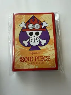 ONE PIECE Card Game Limited Card Sleeve 70pcs Portgas D. Ace Premium Mat Vol 4 - Image 1