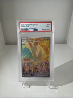 Rapidash 189/182 Destined Rivals Illustration Rare Pokemon TCG Card PSA 9 - Image 1