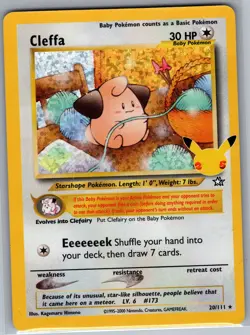 Cleffa 20/111 Celebrations: Classic Collection - Pokemon Card - NM - Image 1