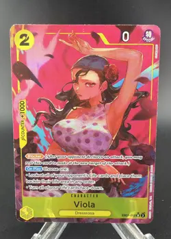 Viola EB01-052 Alternate Art Foil NM One Piece TCG Super Rare Card - Image 1