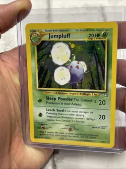 Jumpluff 7/111 Neo Genesis Holo Rare 2000 WotC Vintage Pokemon TCG Card LP+ Vtg - Image 1
