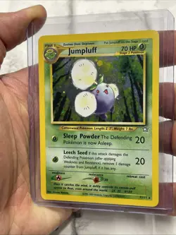 Jumpluff 7/111 Neo Genesis Holo Rare 2000 WotC Vintage Pokemon TCG Card LP+ Vtg - Image 2