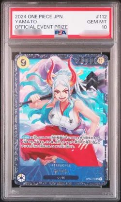 PSA 10 Yamato SR OP04-112 Flagship Battle Best 8 Prize ONE PIECE Card Japanese - Image 1