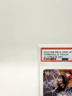 PSA 10 Marshall D. Teach SR Parallel OP09-093 New Emperor ONE PIECE Card Japan - Image 4