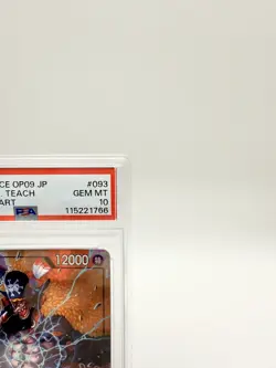 PSA 10 Marshall D. Teach SR Parallel OP09-093 New Emperor ONE PIECE Card Japan - Image 5