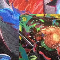 Bandai Roronoa Zoro OP06-118 One Piece Card Game Full Art Secret Rare SEC Eng - Image 2