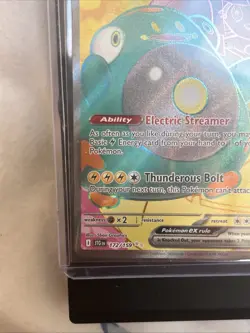Iono's Belibolt EX Ultra Rare Full Art 172/159 Pokemon Trading Card TCG - Image 4