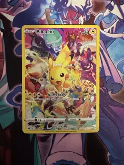 Pokemon TCG Pikachu 160/159 Crown Zenith Secret Rare Full Art Holo Card - NM - Image 1