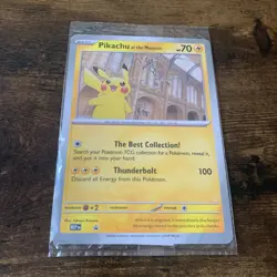Pikachu At The Museum Pokemon Card English Promo Jumbo Card Sealed Mint New - Image 1