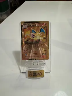 Pokemon Celebrations Charizard Gold Metal Card #4/102 UPC Promo - Image 1