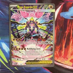 Pokemon Mega Zygarde EX Full Art Foil Card 120/088 310 HP Basic POR 2016 - Image 1