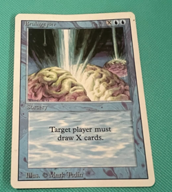 Braingeyser - Revised - MTG - Magic the Gathering - Image 1