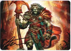 Ajani, Outland Chaperone (Gold-Stamped) S Art Series: Lorwyn Eclipsed 28 NM - Image 1