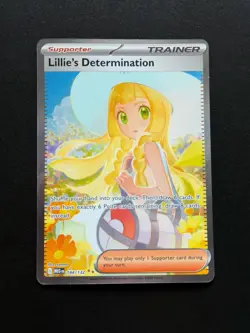Lillie's Determination-Special Illustration Rare 184/132 Pokemon Mega Evolution - Image 1