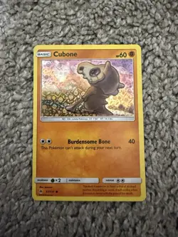 Pokemon TCG General Mills Cubone Holo Card 57/131 Sequin - Image 1