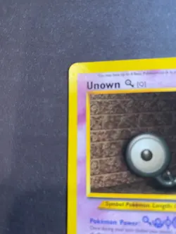 Unown [Q] 59/105 Neo Destiny Regular Pokemon TCG Card RARE - Image 5