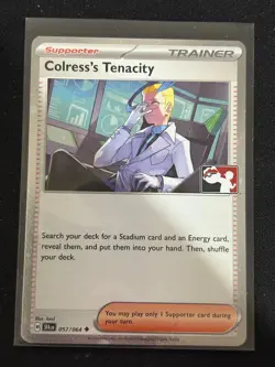 Colress's Tenacity – 057/064 – Play! Pokemon Prize Pack Series 6 – Cosmos Holo - Image 1