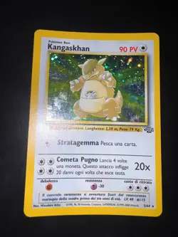 Carta Pokemon Kangaskhan 5/64 Holo set Jungle Ita Condizione EXCELLENT+ - Image 1