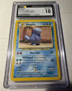 2001 Pokemon Neo Revelation - Quagsire CGC 10 Gem Mint 48/64 - Image 3