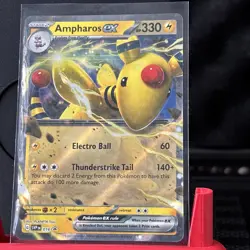 Pokemon Black Star Promo 016 Ampharos Ex Scarlet & Violet Ex Battle Deck - NM - Image 2