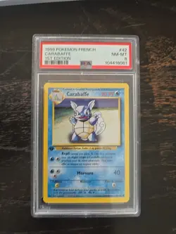 1999 Pokemon French 42 Carabaffe First Edition Psa 8 - Image 1