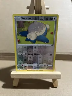 Pokemon - Snorlax 206/264 - Fusion Strike - Reverse Holo - Near Mint - Image 1