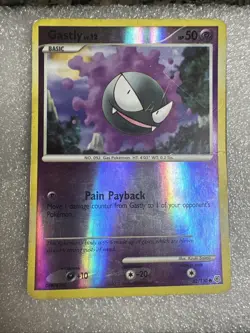 Gastly LV.12 Reverse Holo 82/130 Diamond and Pearl NM Pokemon TCG Vintage - Image 1
