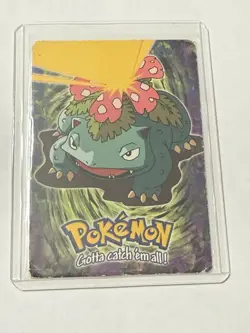 Pokemon Topps Card - Venusaur E3 of 12 Non Holo Blue Label - Image 1