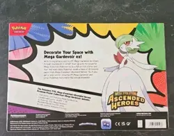 Pokemon Ascended Heroes Premium Poster Collection Mega Gardevoir - NEW/SEALED - Image 2
