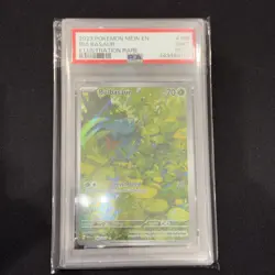 Bulbasaur 166 Illustration Rare Pokemon Scarlet & Violet 151 PSA 9 OC Error Cert - Image 1