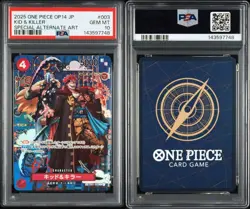 PSA 10 Kid & Killer R SP EB01-003 2025 ONE PIECE Card Japanese - Image 3