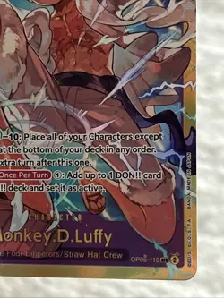 MONKEY.D.LUFFY OP05-119 Awakening of the New Era SEC One Piece CCG Near Mint - Image 5