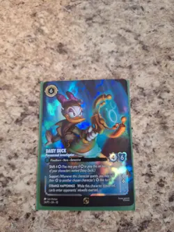 Daisy Duck - Paranormal Investigator Enchanted Lorcana Store Championship Promo - Image 1