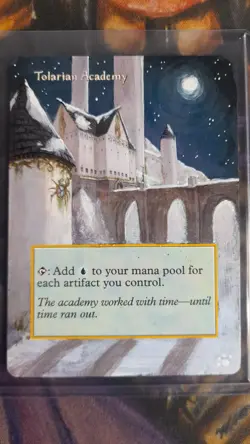 Tolarian Academy - MTG - Hand Painted - Image 1
