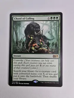 Wizards Chord of Calling Core Set 2015 M15 Rare Instant Green Regular - Image 1